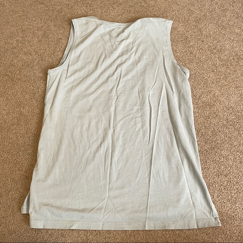 Lululemon workout shirt, sea foam green, size 6